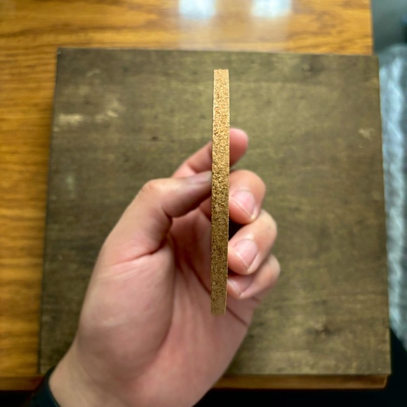 Sailor Moon Silhouette Laser Engraved Cork Coaster - Picture 5 of 5